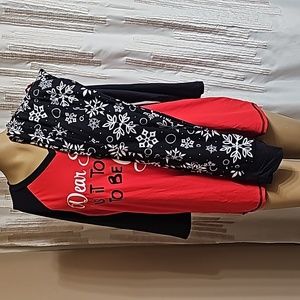 Lularoe 2 piece Dream Holly PJ Set! NWT!